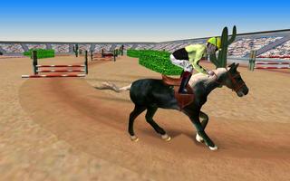 Super Horse Racing Stunt 3D : Derby Racing Sim โปสเตอร์