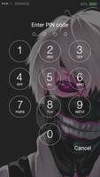 Screen Lock Toky Ghoul HD capture d'écran 1