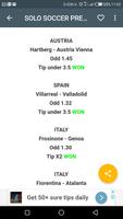 Poster SOLO SOCCER PREDICTIONS