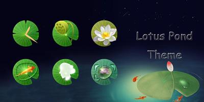 Lotus Pond - Solo Launcher Theme Affiche