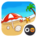 Winter beach-Solo Theme APK