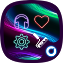 Neon Lines - Solo Launcher Theme APK