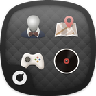 Black Simple - Solo Launcher Theme icon