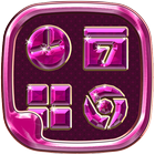 Pink Ruby Launcher icono