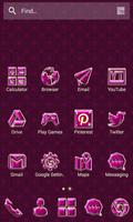 Pink Ruby Launcher Affiche