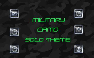 Военные Camo Solo Theme постер