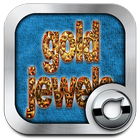 Velvet Gold Jewels Solo Launcher Theme icône