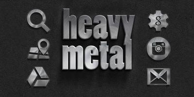 Heavy Metal Solo Lançador Cartaz