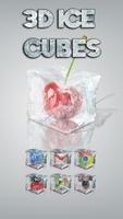 Thème 3D Ice Cubes Solo capture d'écran 2