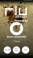 Ink Splash Solo Launcher Theme ภาพหน้าจอ 1