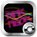Neon Pink Solo Launcher Theme APK