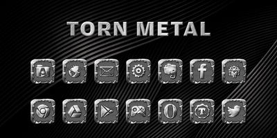 Torn Metal - Solo Theme Affiche