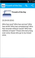 Daily Bible Proverbs اسکرین شاٹ 1