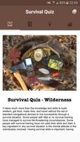 Survival Quiz poster