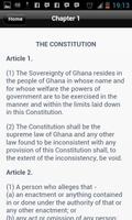 برنامه‌نما Constitution of Ghana عکس از صفحه
