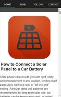 Solar Battery Charger Guide poster