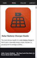 Chargeur de batterie solaire G capture d'écran 1