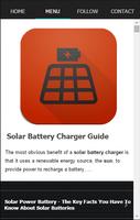 1 Schermata Solar Battery Charger Guida