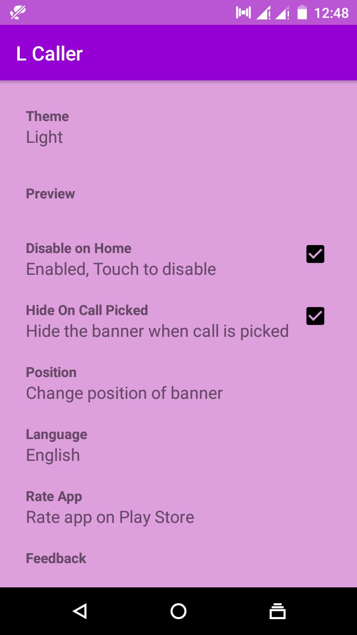 L Caller Banner Calls For Android Apk Download