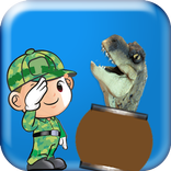 soldier & dinosaur ; Kids Game