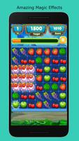 Fruit Link Deluxe - Match 3 Puzzle Game captura de pantalla 1