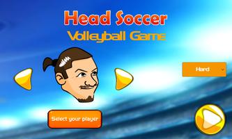 Head Volley Game - Head Soccer Volleyball Game Affiche