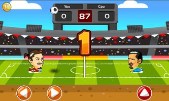 Head Volley Game - Head Soccer Volleyball Game captura de pantalla 1