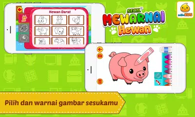 Mewarnai Hewan Kartun XAPK 下載