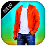 Men Jacket Suit Photo Editor biểu tượng