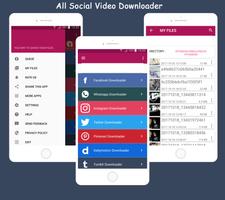 All Social Video Downloader Affiche