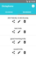 Dictaphone - voice recorder screenshot 2