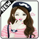 Cute Girly DP  Status Wallpaper APK