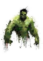 El Hombre Verde Hulk पोस्टर