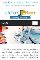 Solutions Player Pvt. Ltd. اسکرین شاٹ 1