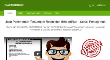 Jasa Penerjemah Bahasa capture d'écran 1