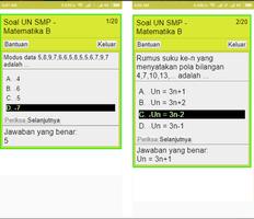 Soal UN USBN SMP 2018 Offline (Ujian Nasional) تصوير الشاشة 3