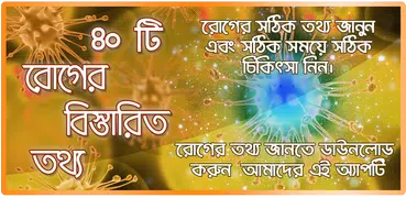 রোগ, রোগের নাম ও ঔষধ