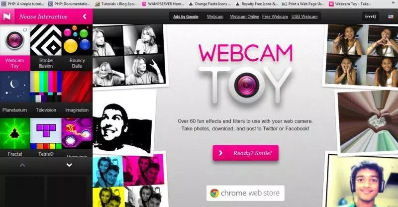 Webcam toy photo camera