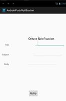ANDROID PUSH NOTIFICATION Affiche