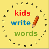 Kids read words icon