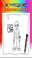 Learn to Color Ben Alien 10 screenshot 1