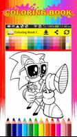 Coloring Book For Sonic New ポスター