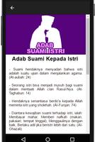برنامه‌نما Adab Suami Istri Islami عکس از صفحه