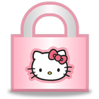 Hello Kitty Animated Lock أيقونة