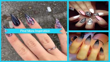 Cool Stiletto Nails Designs Affiche