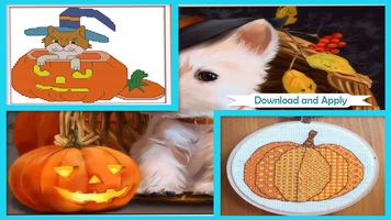 Cute DIY Cross Stitch Pumpkins capture d'écran 1