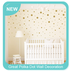 Great Polka Dot Wall Decoration 아이콘