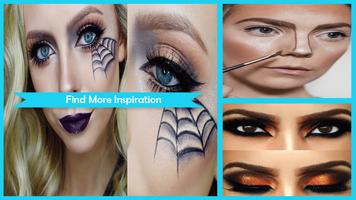 Easy Halloween Eye Makeup Step by Step Affiche