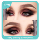 Sexy wieczorowe makijaż oczu ikona