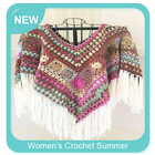 Women's Crochet Summer Poncho Patterns icône